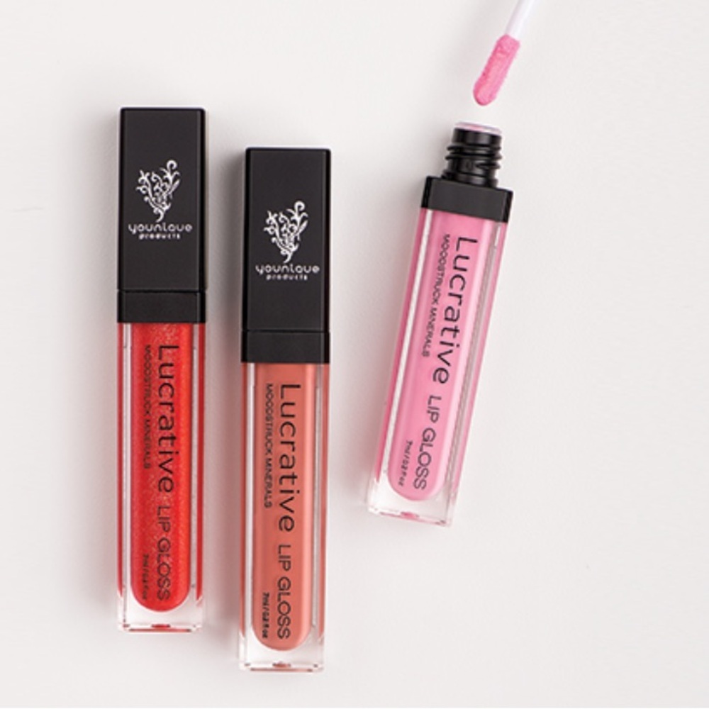 NIB - Younique, Lucrative Lip Gloss, 7 shades available